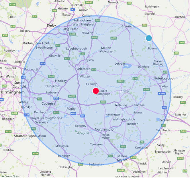 leicester couriers locations